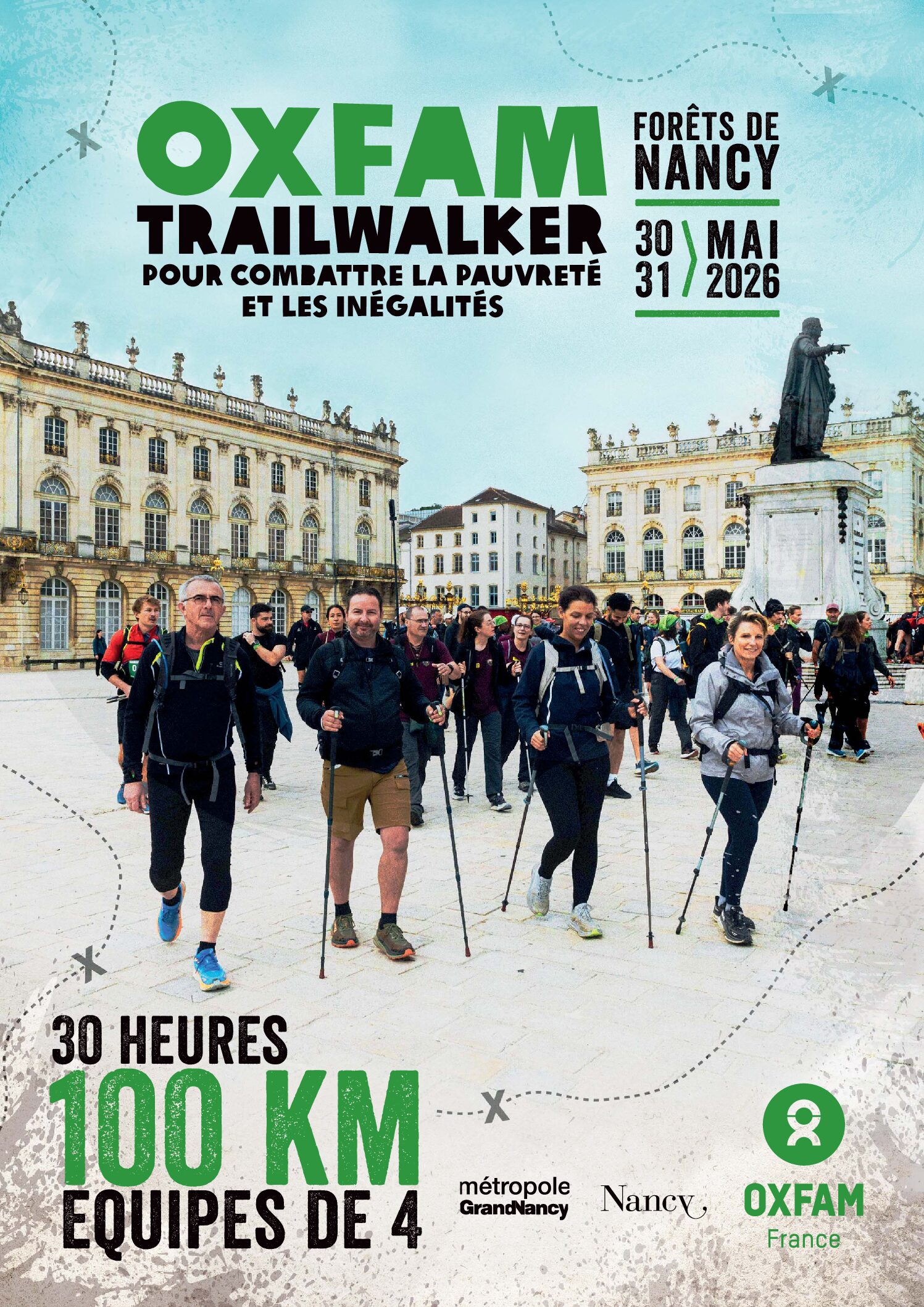 OXFAM TRAILWALKER les 30 et 31 mai A NANCY